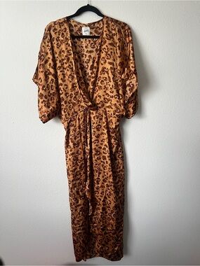Lezat Joey Maxi Dress Cheetah Leopard